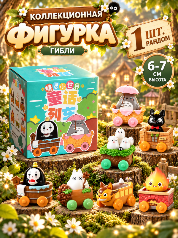 Коллекционная фигурка-сюрприз Гибли в ассортименте